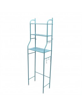 160x50x25CM Toilet Bathroom Shelf Steel Pipe Material Perforation  Free Storage Shelf With Paper Towel Rack   Towel Rack