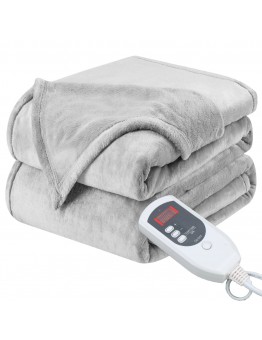 110V Electric Heating Plush Blanket For Rapid Heating and Pain Relief