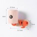 2 PCS Bathroom Punch  Free Toothbrush Rack Wall  Mounted Automatic Storage Electric Toothbrush Rack  Color  Without Cup  Pink Orange