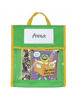 BG20080815 School Children Tote Book Bag Toy Handbag  Green