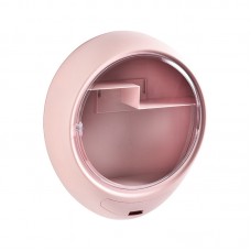 Creative Wall Mounted Cosmetic Storage Box Dust Proof Bathroom Toilet Wall Mounted Free Punch Skin Care Product Rack