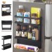 Wrought Iron Small Refrigerator Rack Creative Kitchen Supplies Folding Storage Rack Display Rack Multifunctional Magnetic Storage Rack