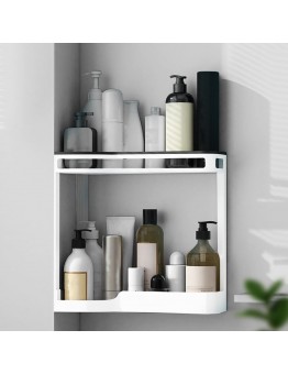 Drainable Wall Shelves High Capacity Storage Rack Bathroom Organizer Home Storage For Toilet Kitchen Bathroom